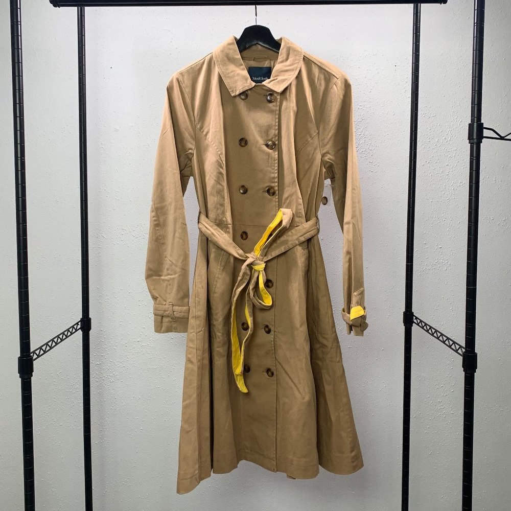 Brand new camel trench